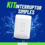 Imagem de kit 10 conjunto interruptor Simples 10A tramontina