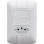 Imagem de kit 10 conjunto interruptor Simples + tomada 20A tramontina