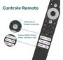 Imagem de Kit 10 Controle Remoto Compatível TCL Smart TV 4K Rc902v