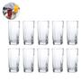 Imagem de Kit 10 Copo Texas Quadrado Vidro Transparente Mesa Posta 320ml