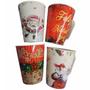 Imagem de Kit 10 Copos Caneca De Plástico Natal Noel 430ml Com Alça