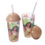 Imagem de Kit 10 Copos com Canudo Moana 500ml