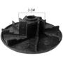 Imagem de Kit 10 Cruzeta Plástico Preto para Motor Black Decker Antigo