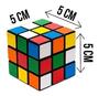 Imagem de Kit 10 Cubo Mágico Tradicional 6 Cores 5x5 Tradicional Oferta