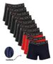 Kit 10 Cuecas Boxer Poliamida Microfibra Polo Sandrini Original Imagem de Kit 10 Cuecas Boxer Poliamida Microfibra Polo Sandrini Original