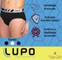 Imagem de Kit 10 Cuecas Masculina Slip Lupo Microfibra Adulto Sem Costura Original Preto P-XG