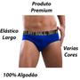 Imagem de Kit 10 Cuecas Slip 100% Algodão Cueca Masculina