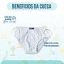 Imagem de Kit 10 Cuecas Slip Infantil Colorida Lisa Em Algodão Macio