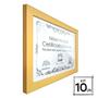 Imagem de Kit 10 Diplomas Premium Madeira A4 com Tela de Acetato e MDF