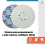 Imagem de Kit 10 Disco de Lixa Branco com Fixação Autoadesiva 225mm Grão 220 para Lixadeira