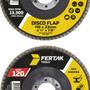 Imagem de Kit 10 Discos Flap 4.1/2" 115mm Grãos Polimento Acabamento Uniforme Fertak