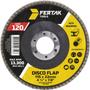 Imagem de Kit 10 Discos Flap 4.1/2" 115mm Grãos Polimento Acabamento Uniforme Fertak
