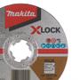 Imagem de Kit 10 Discos para Inox 5" X 1,2mm X 7/8" X-lock E-00418 - Makita