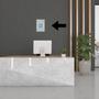 Imagem de Kit 10 Display Expositor Folheto Informativo Office 32x24cm A4 Vertical Horizontal Cristal