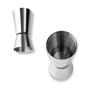 Imagem de Kit 10 Dosador Bebidas Duplo Inox Dosar Drinks 25ml 50ml