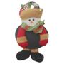 Imagem de Kit 10 Enfeite Pendente Natal Com Lousa Boneco De Neve 18cm