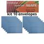 Imagem de kit 10 Envelopes de Carta Convite 160mmX220mm