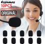 Imagem de Kit 10 Espumas Externa Tampas Protetora Bocal Para Microfone de Lapela Headset Antirruído Anti Puff Filtro Corta Vento