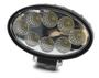 Imagem de Kit 10 Farol Milha 8 Led 24w 12v 24v Oval Carro Trator