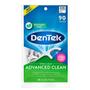 Imagem de Kit 10 Fio Dental Dentek Floss Picks Triple Clean Advanced com 90 unidades