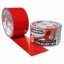 Imagem de Kit 10 Fita Adesiva Silver Tape Alta Fixação 48MmX5M Red