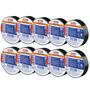 Kit 10 Fita Isolante 20m X 19mm Altamente Flexível 90c Profissional Tesa Imagem de Kit 10 Fita Isolante 20m X 19mm Altamente Flexível 90c Profissional Tesa