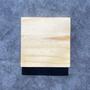 Imagem de Kit 10 Formas Quadradas Madeira Pinus 12x12x15mm