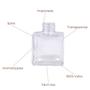 Imagem de Kit 10 frascos aromatizador de vidro 50ml com tampa 