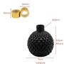 Imagem de Kit 10 frascos de vidro para aromatizador preto bico de jaca 200ml + tampa