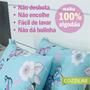Imagem de Kit 10 Fronha Avulsa Malha Estampada 100% Algodão Com Zíper