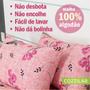 Imagem de Kit 10 Fronha Avulsa Malha Estampada 100% Algodão Com Zíper