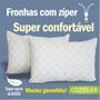 Imagem de Kit 10 Fronha Avulsa Malha Estampada 100% Algodão Com Zíper