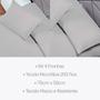 Imagem de Kit 10 Fronhas 70 X 50 Soft Capa Travesseiro Envelope Cinza