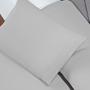 Imagem de Kit 10 Fronhas 70 X 50 Soft Capa Travesseiro Envelope Cinza