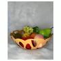 Imagem de Kit 10 Fruteiras Redondas de Mesa Vazadas Cores Sortidas
