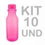 Imagem de Kit 10 Garrafinha de Água Infantil 500 ML Rosa Escolar Plasútil