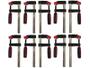 Imagem de Kit 10 Grampos P/ Carpinteiro Tipo Sargento 150x50x210mm Onetools
