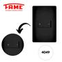 Imagem de Kit 10 Interruptor Bipolar Simples Preto Fosco Black - Fame