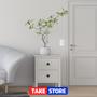 Imagem de Kit 10 Interruptor Simples 10a 4x2 Home Branco Com Placa Blux