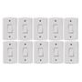 Imagem de Kit 10 Interruptor Simples Lux² 4X2 10A 250V Tramontina