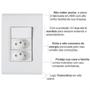 Imagem de Kit 10 Interruptor Simples + Tomada Dupla 10A Liz Tramontina