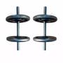 Imagem de Kit 10 kg anilhas com par de barras de 40 cm oca