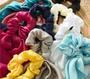 Imagem de Kit 10 Laço Longo De Cabelo Scrunchie Rabicó Tipo Lenço Moda