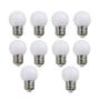 Imagem de KIT 10 Lâmpada Bolinha Led 3w G45 Espelho Lustre 127v Galaxy