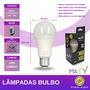 Imagem de Kit 10 Lâmpada LED 15w Bulbo Branco Frio 6500k Lu Branca Bivolt 110v 220v Soquete E27