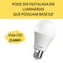 Imagem de Kit 10 Lampada Led Branca 6500K 15w 1311 Lumens Autovolt 100V/240V E27 Potente e Econômica A60 para Uso Residencial