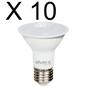 Imagem de Kit 10 lampada led par20 7w branco quente 2700k bivolt e27 galaxy