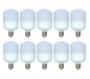 Imagem de Kit 10 Lâmpada Super Bulbo Led 100W Bivolt E27 Branco Frio