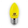 Imagem de Kit 10 lâmpada vela led e27  1w amarela - ctb 110v