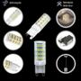 Imagem de Kit 10 Lâmpadas de Led G9 5w Branco Frio(6000K) P/Lustres e Arandelas